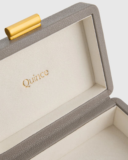 Shagreen Leather Decorative Boxes (Set of 2) - Set of 2 / Blush