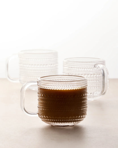 Jupiter Glass Coffee Mug (Set of 6) - One Size / No Color