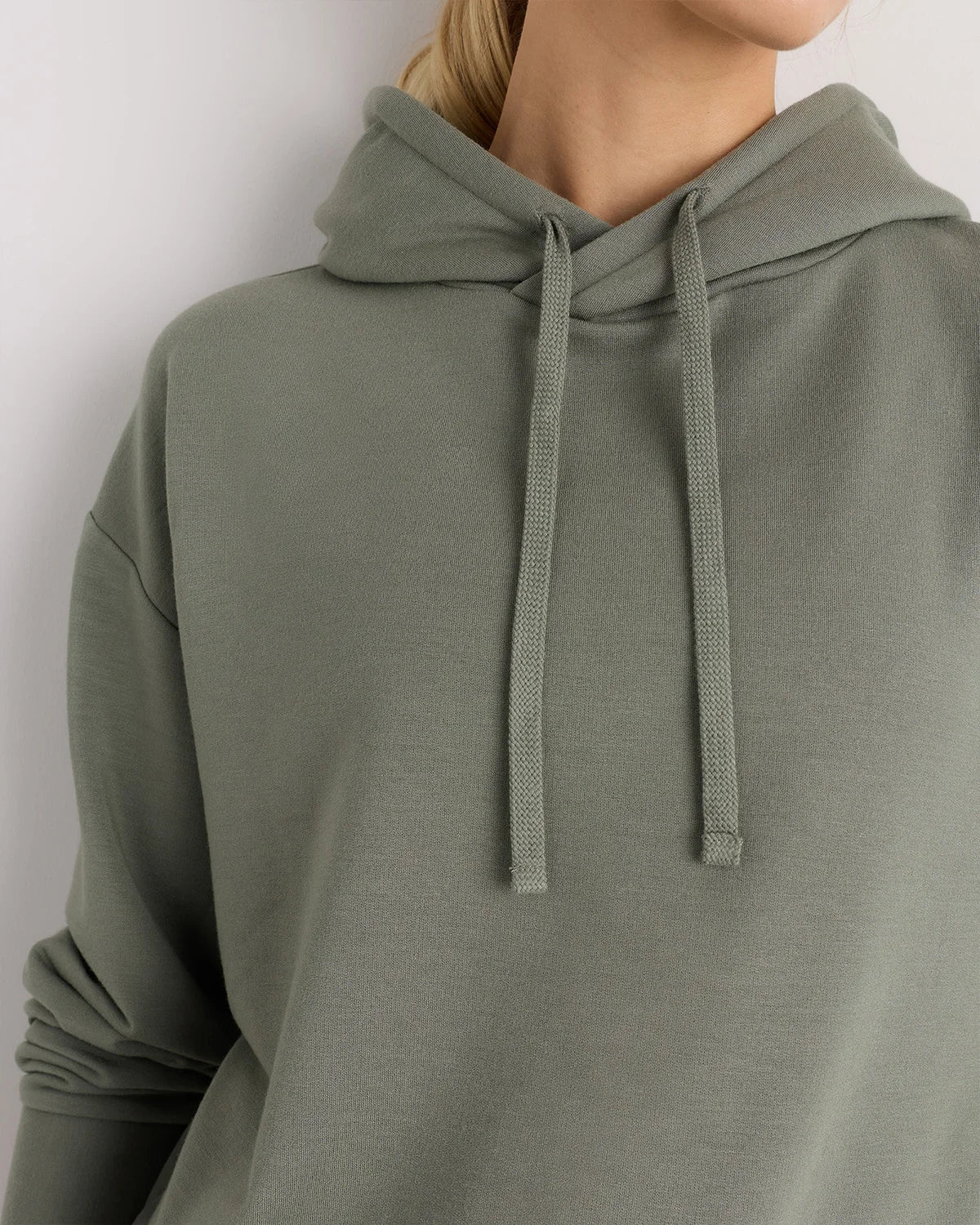 SuperSoft Fleece Pullover Hoodie - XS / Smoked Thyme Green