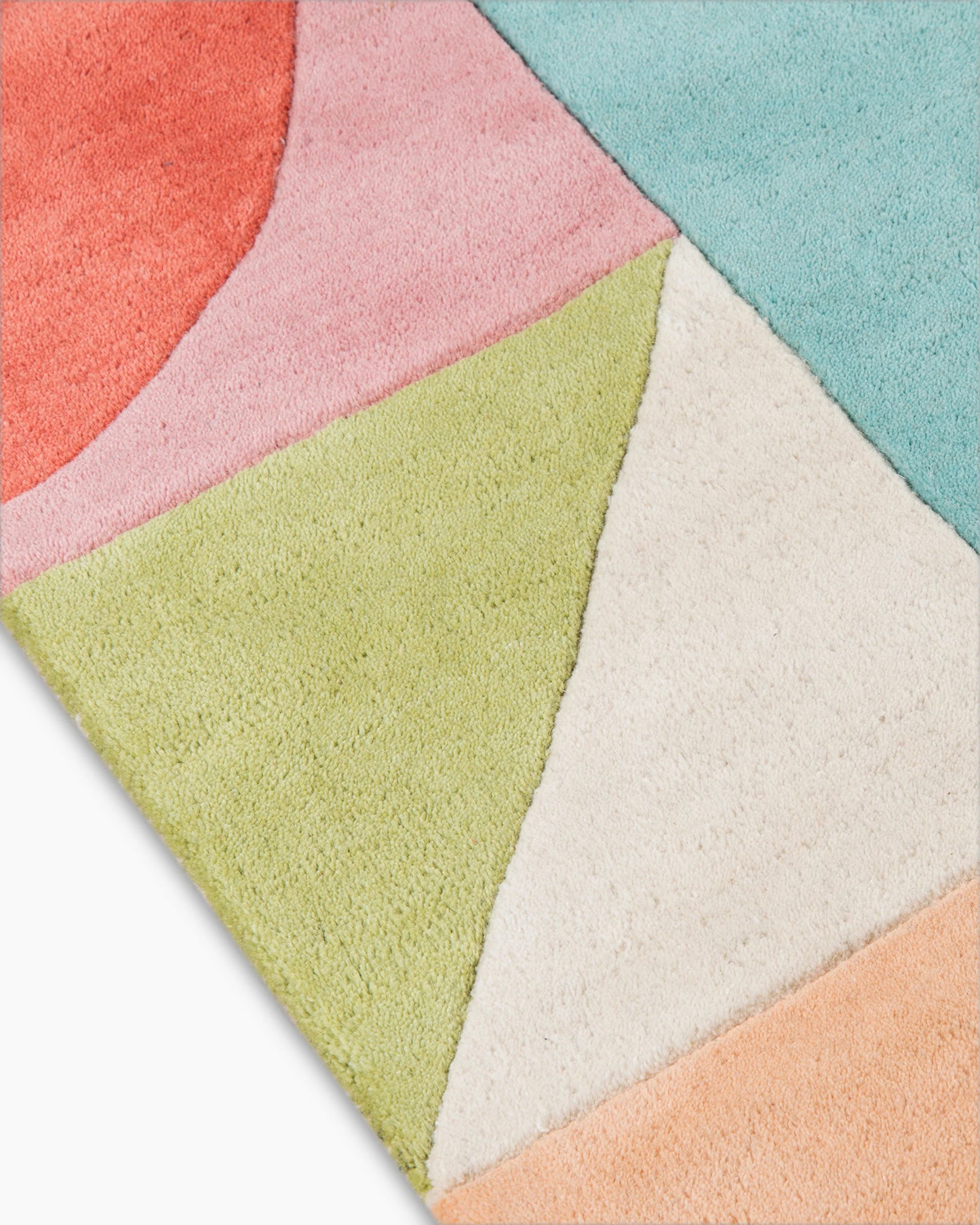 Bold Shapes Hand-Tufted Wool Rug - 3'6" x 5'6" / Multi