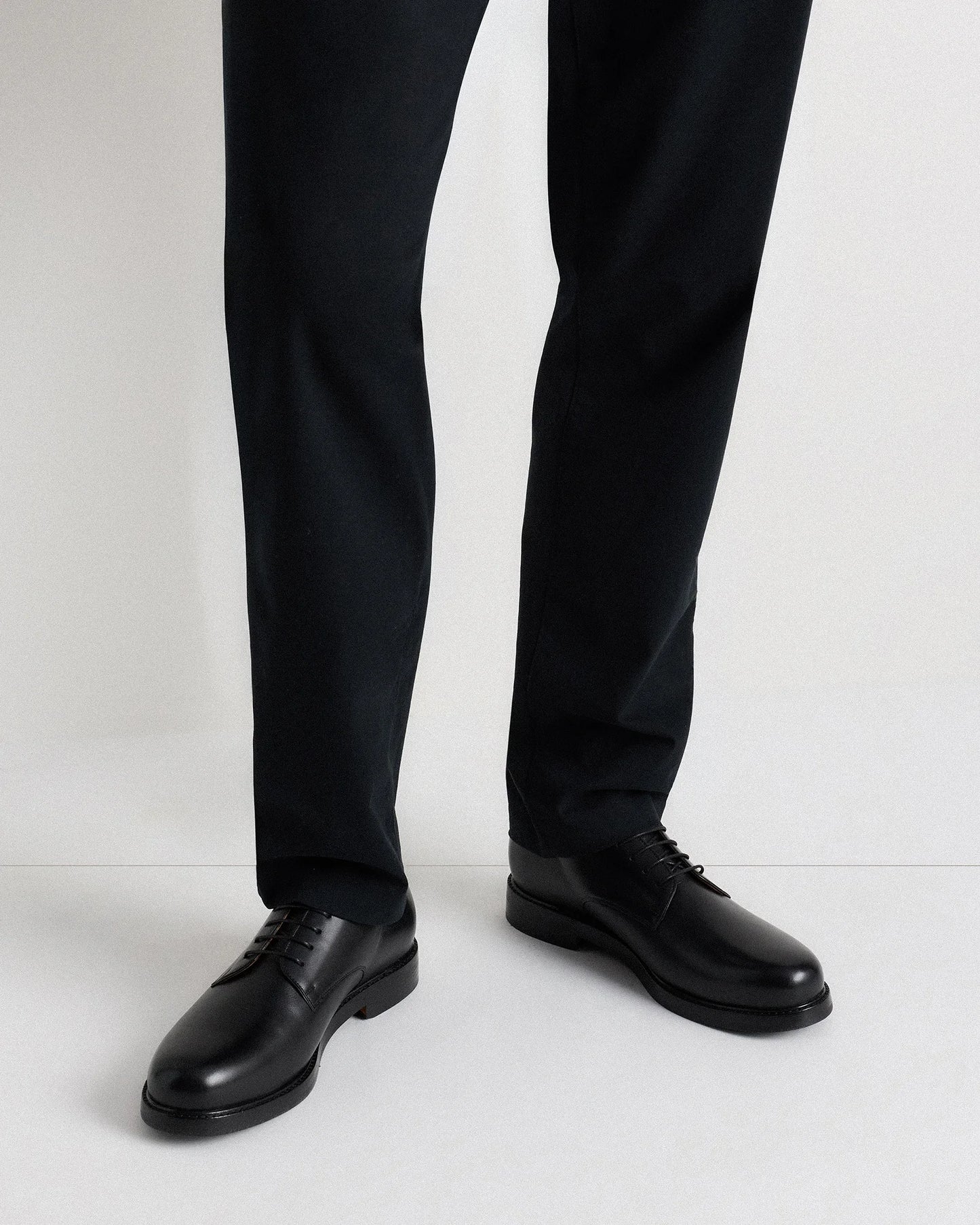 Calfskin Leather Derby - 7 / Brandy