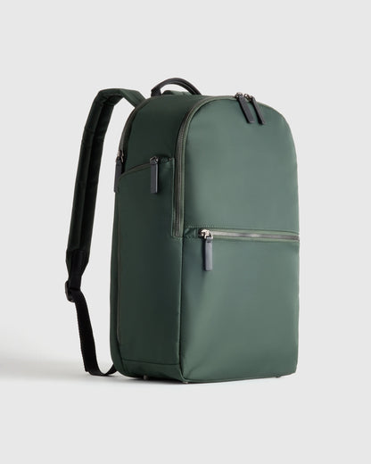 Voyage Nylon Slim Travel Backpack - One Size / Dark Green