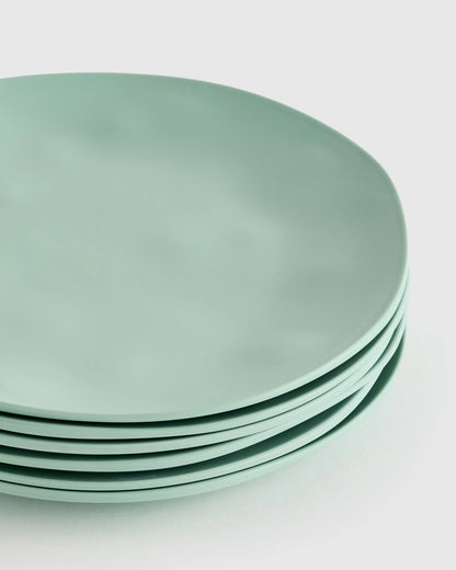 Outdoor Melamine 18pc Dinnerware Set - One Size / Mint Green