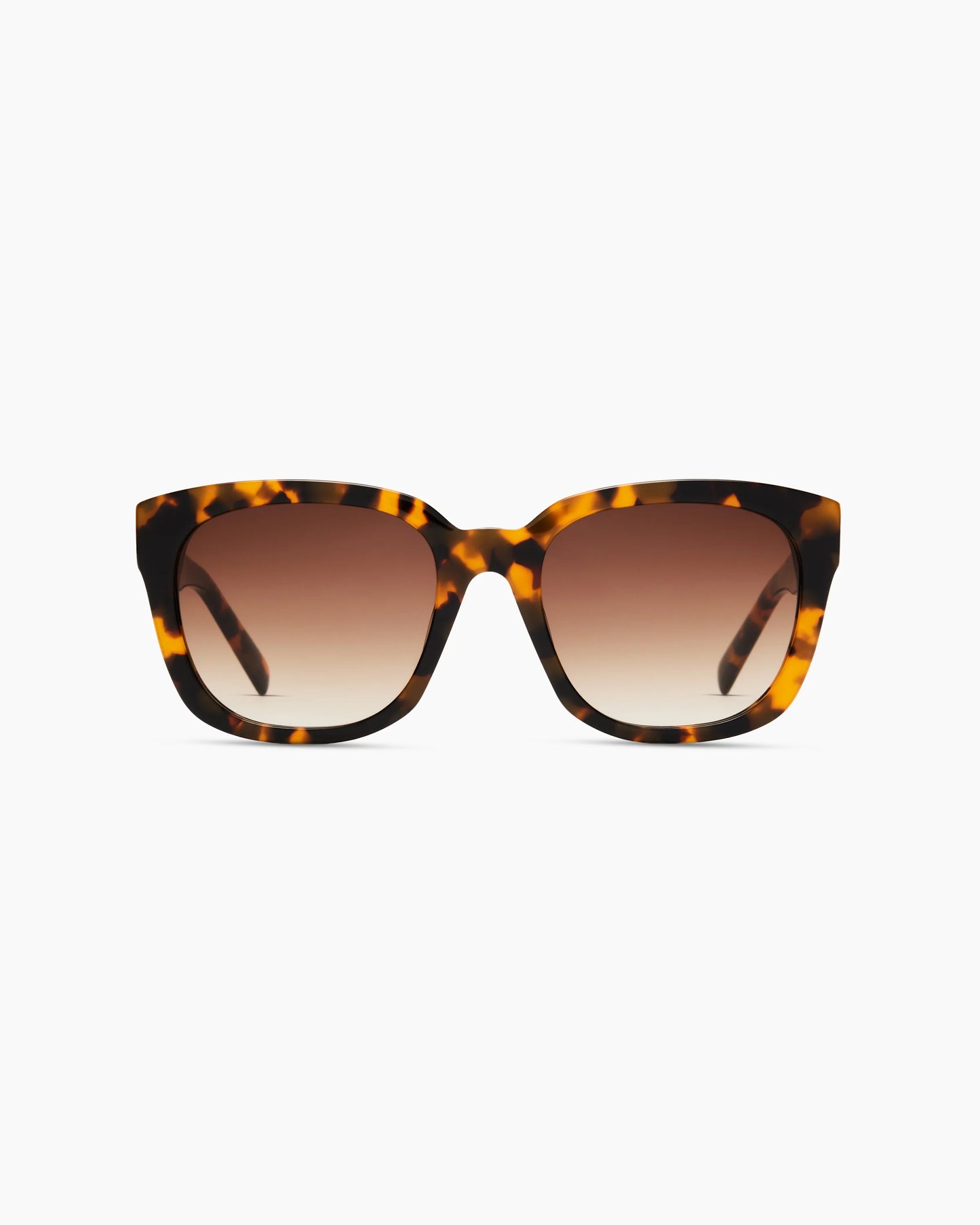 Barcelona Polarized Acetate Sunglasses - One Size / Tortoise with Brown Gradient lens
