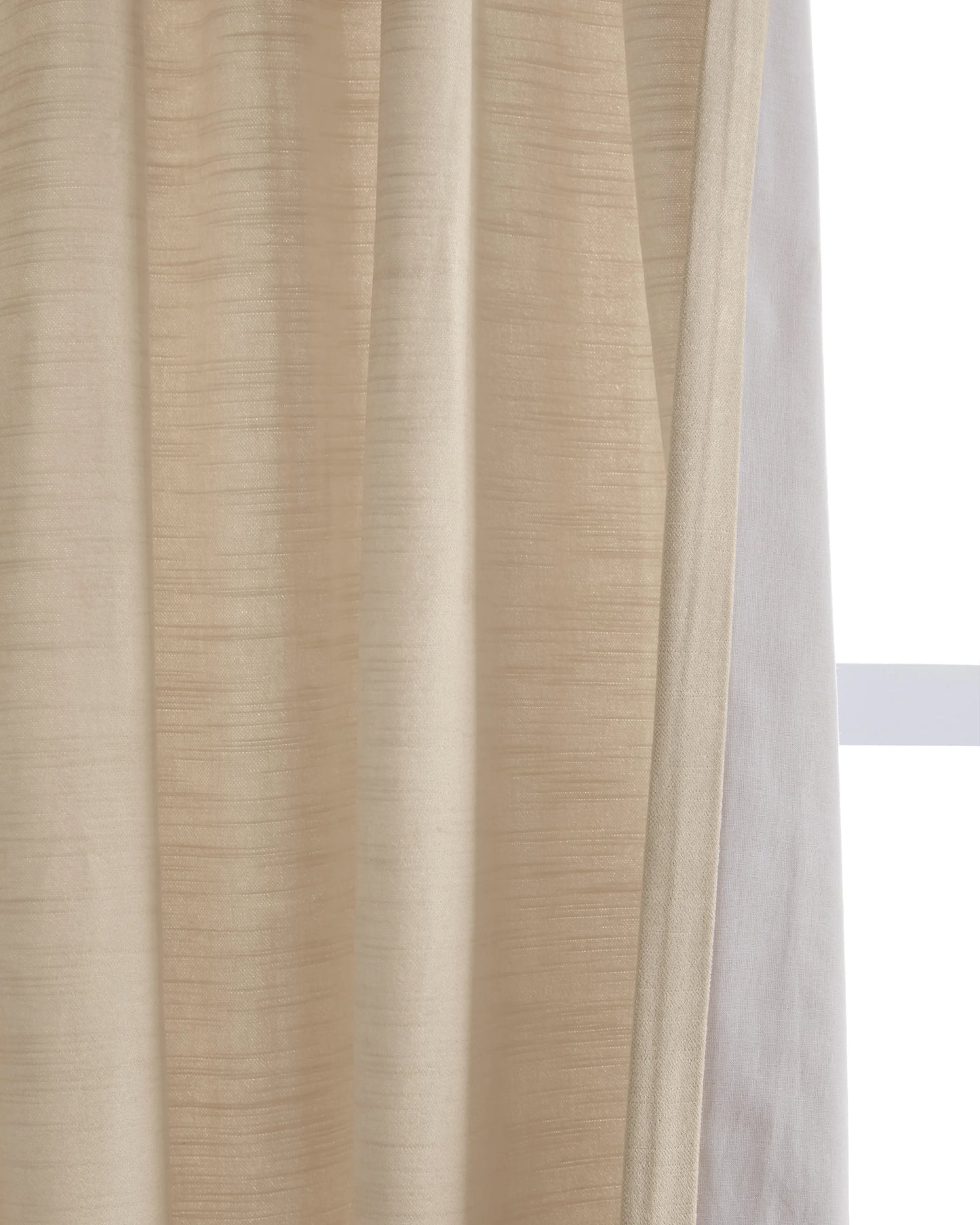 Luster Velvet Curtain - Single Panel - 48x84 / Champagne