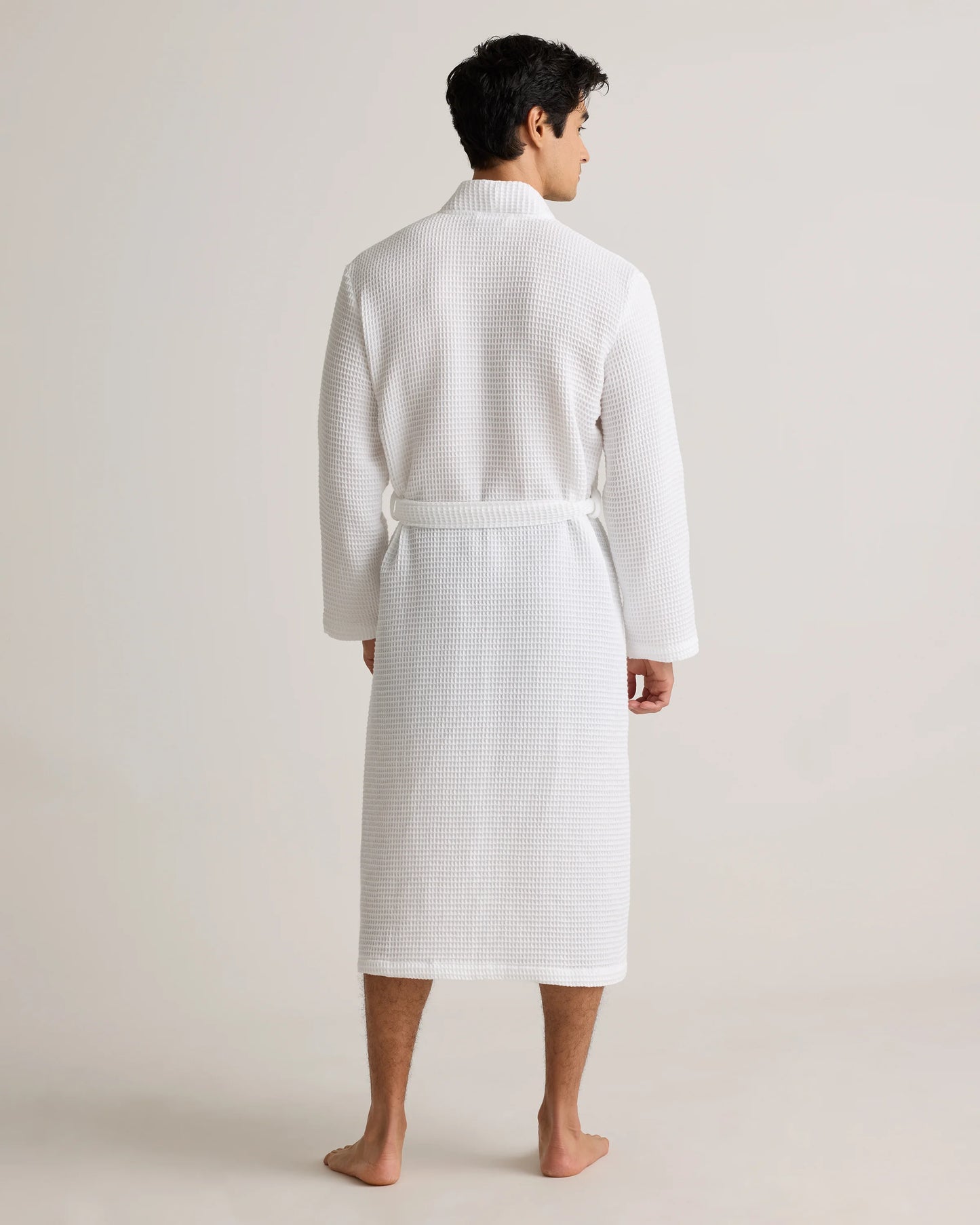 Organic Turkish Waffle Robe - XS / White