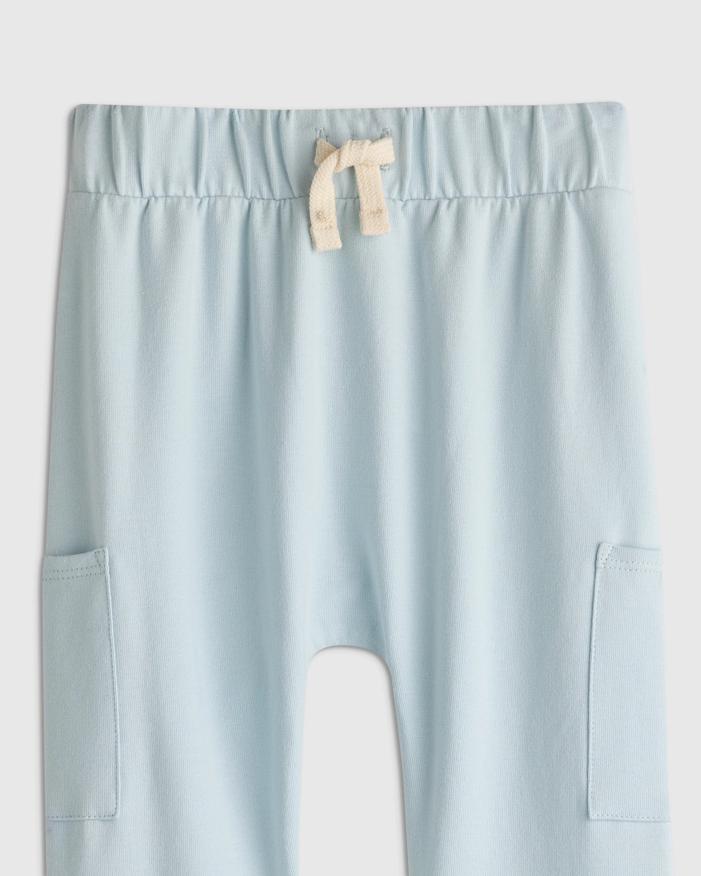 Organic Cotton French Terry Pocket Pants - 2T / Vintage Blue
