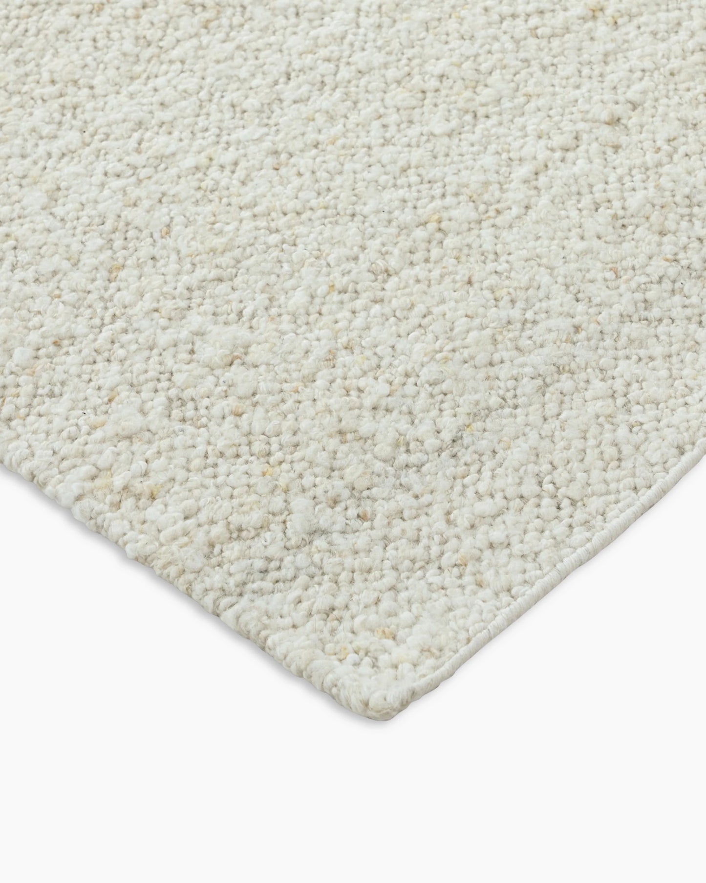 Liam Handwoven Wool Boucle Rug - 5' x 8' / Brown