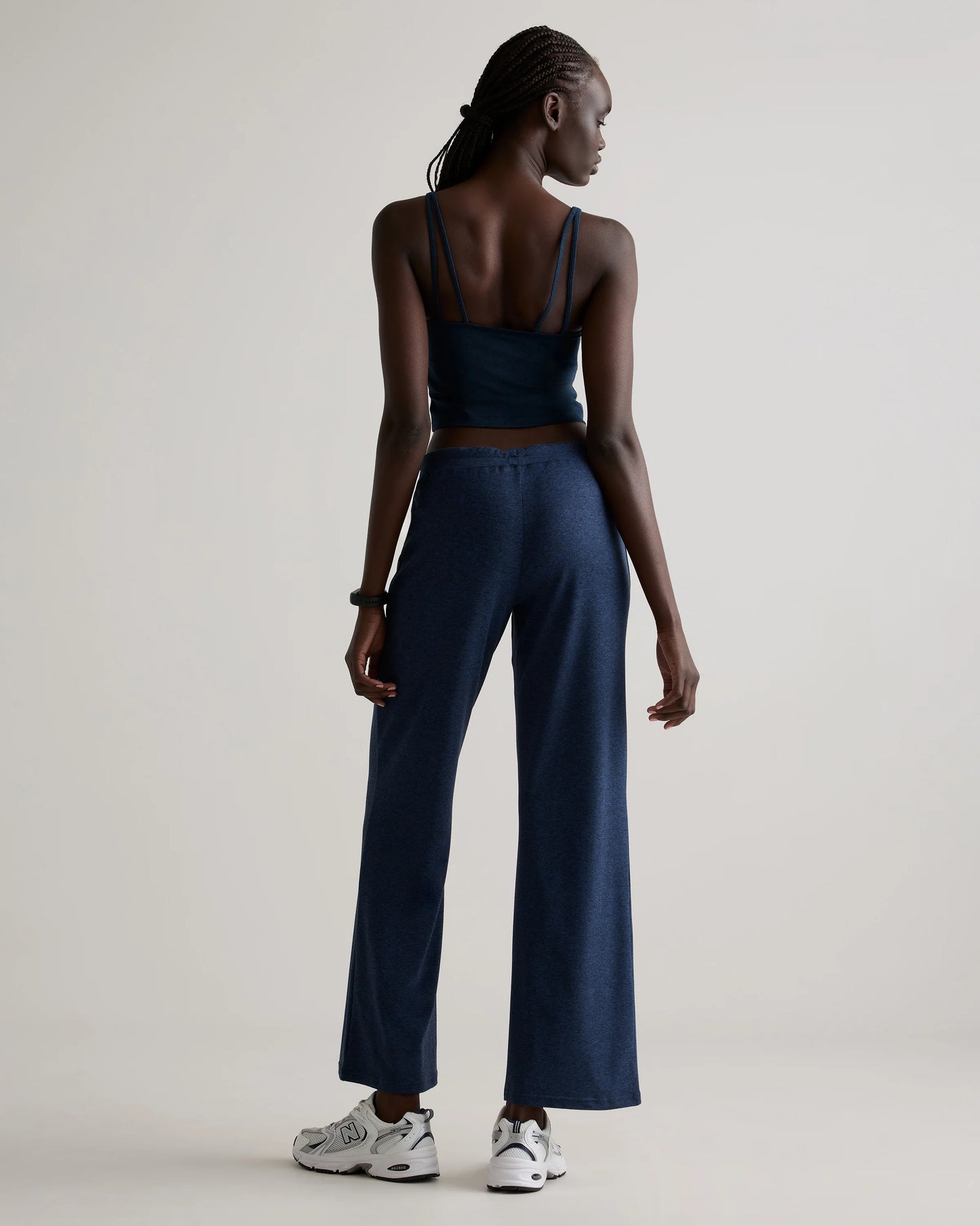 Flowknit Wide Leg Pants - XS / Black