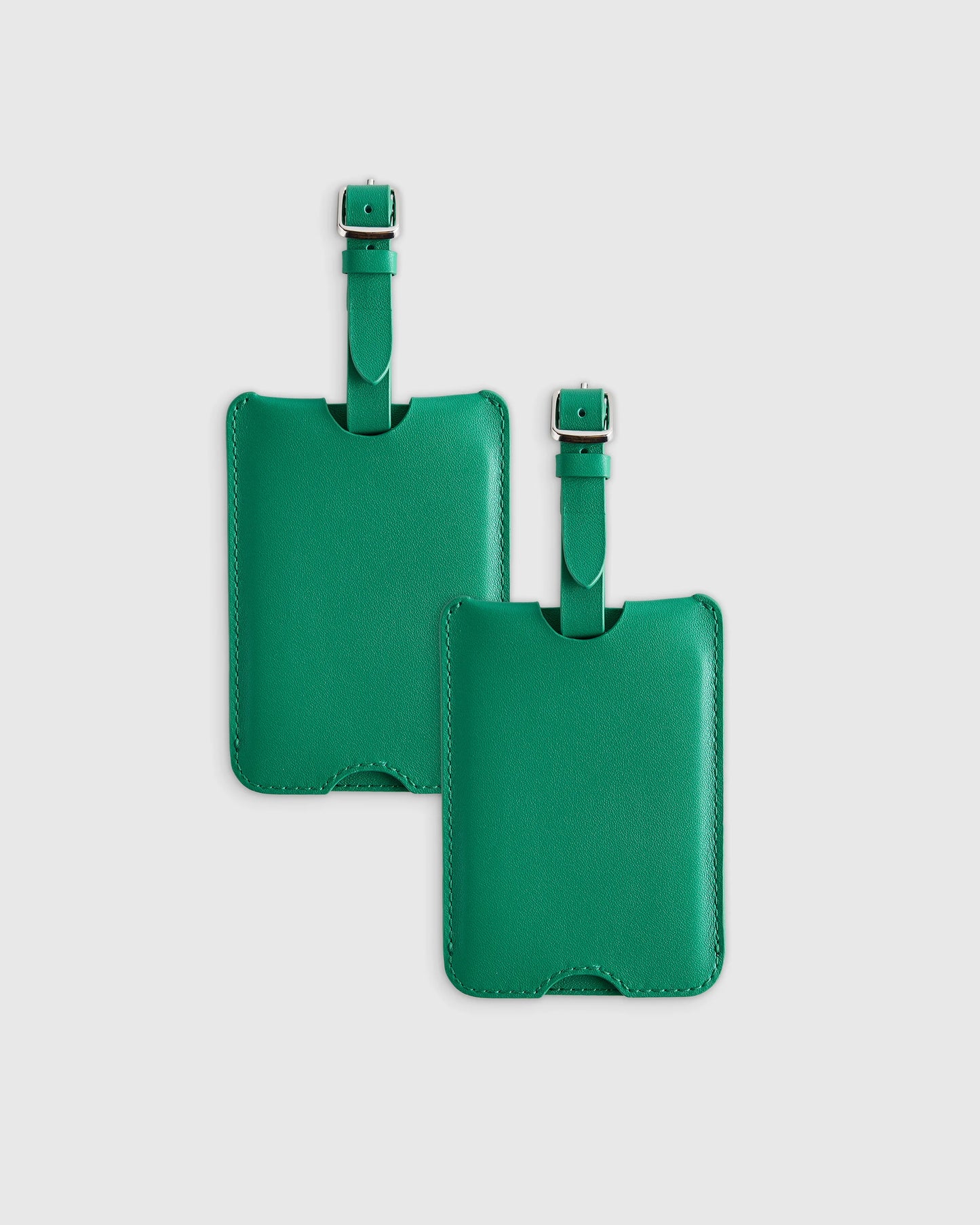 Nappa Leather Luggage Tag (2-Pack) - One Size / Cobalt Blue