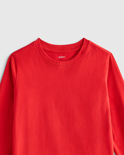 100% Organic Cotton Jersey Long Sleeve Tee - 2T / Dino Sketch