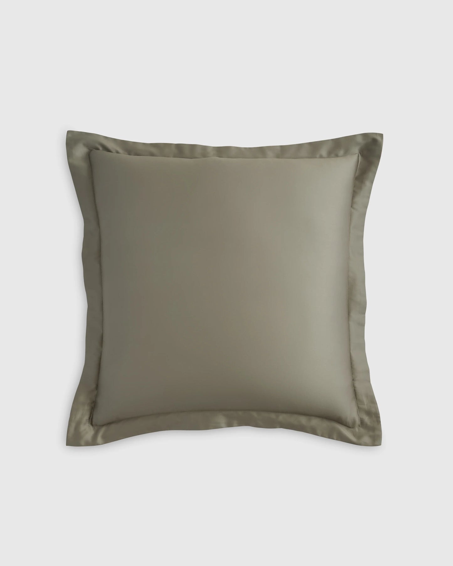 Signature Giza Cotton Sateen Euro Sham - Euro / Mineral