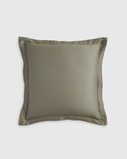 Signature Giza Cotton Sateen Euro Sham - Euro / Mineral