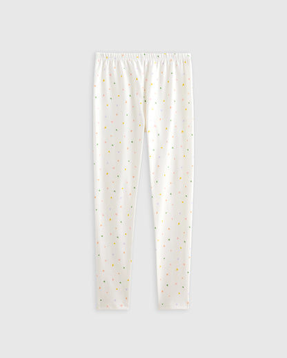Organic Cotton Leggings - 6 / Red