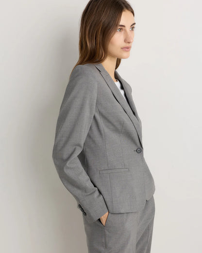 Italian Wool Tailored Blazer - XS / Navy