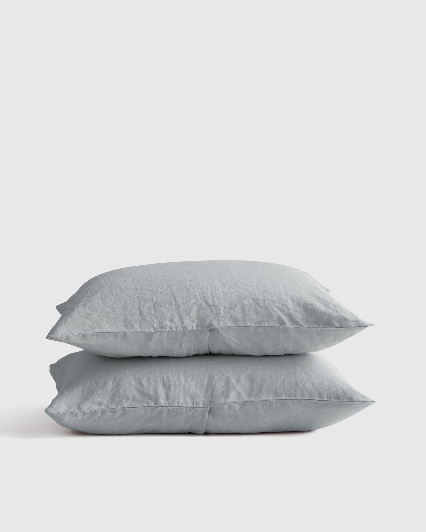 European Linen Sham Set - Standard / White