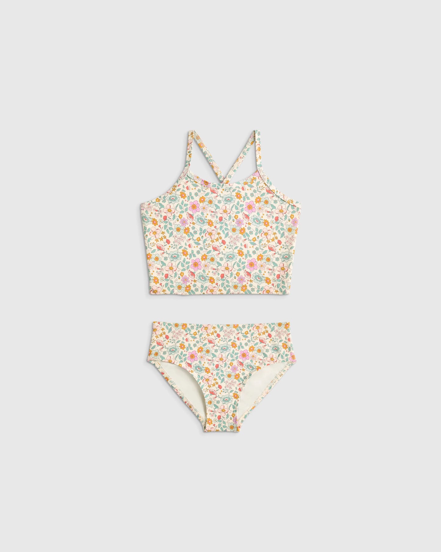 Tankini Swimsuit - 6 / Soft Ditsy Floral