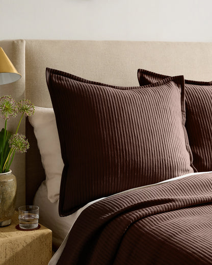 Organic Cotton Matelasse Euro Sham - Euro / Dried Sage
