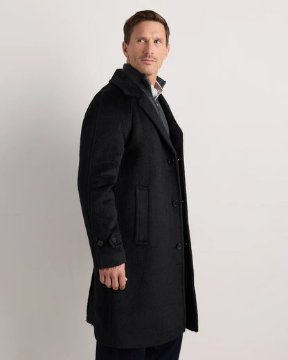 Alpaca-Wool Overcoat - S / Rustic Brown
