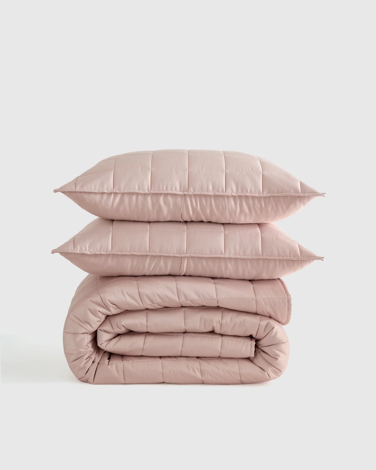 Bamboo Box Quilt Set - Twin / Sage