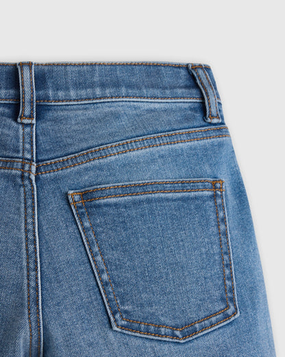 Boys Stretch Straight Jeans - 6 / Dark Wash