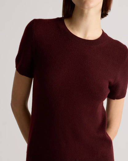 Mongolian Cashmere Tee - XS / Pale Custard Yellow