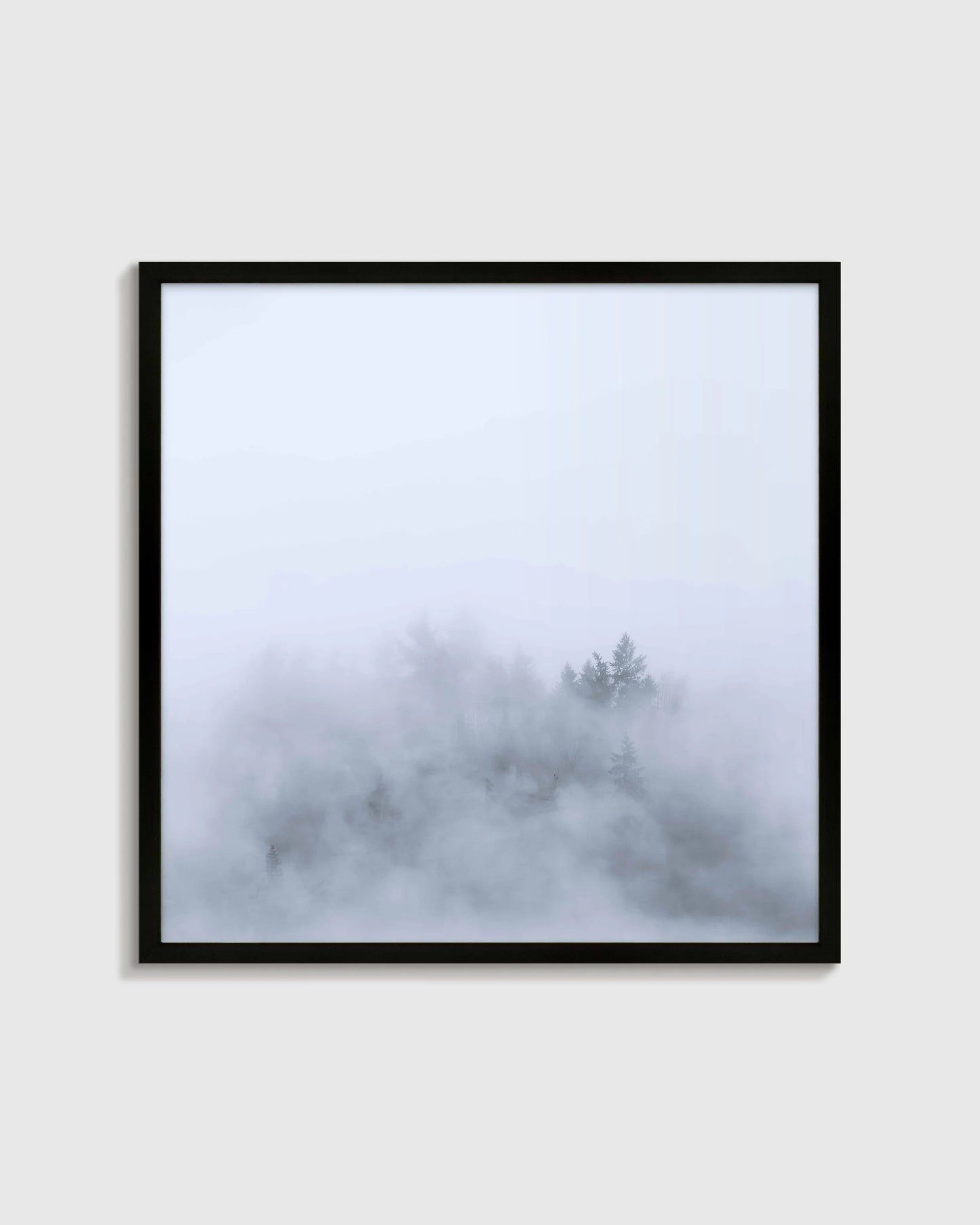 Above the Mist by Laura Zimmerman - 21.25"x21.25" / White
