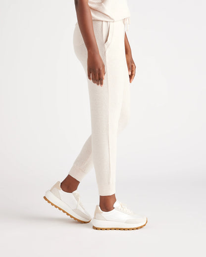 Brushed Lounge Joggers - XS / Heather Oatmeal