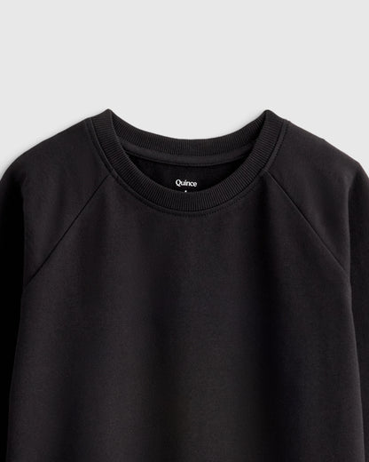 Organic Cotton French Terry Crew Neck Sweatshirt - 6 / Heart Graphic