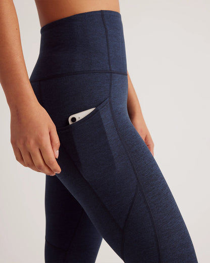 Ultra-Soft High-Rise Pocket Legging - XS / Heather Espresso