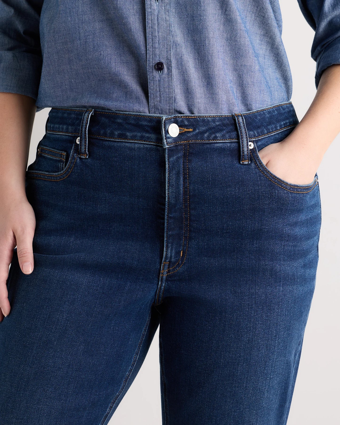 Luna Stretch Flare Jeans - 33 / Seaside Blue