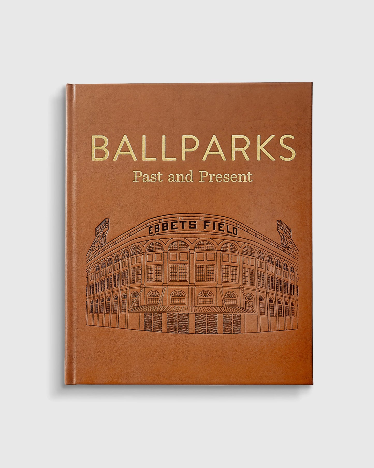 Ballparks Past and Present Leather Bound Book - One Size / No Color