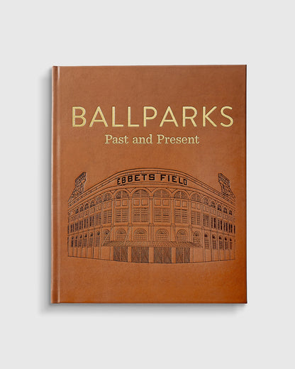 Ballparks Past and Present Leather Bound Book - One Size / No Color
