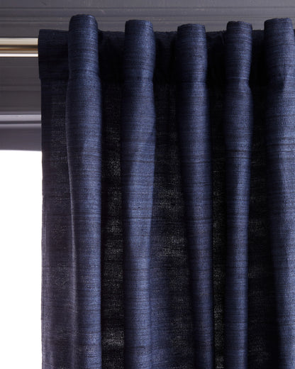 Raw Silk Curtain - Single Panel - 48x84 / Ivory