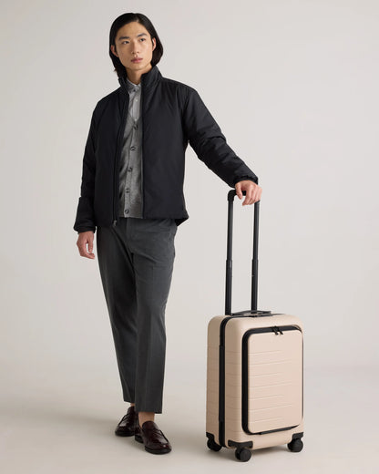 Front Pocket Carry-On Suitcase - One Size / Lavender