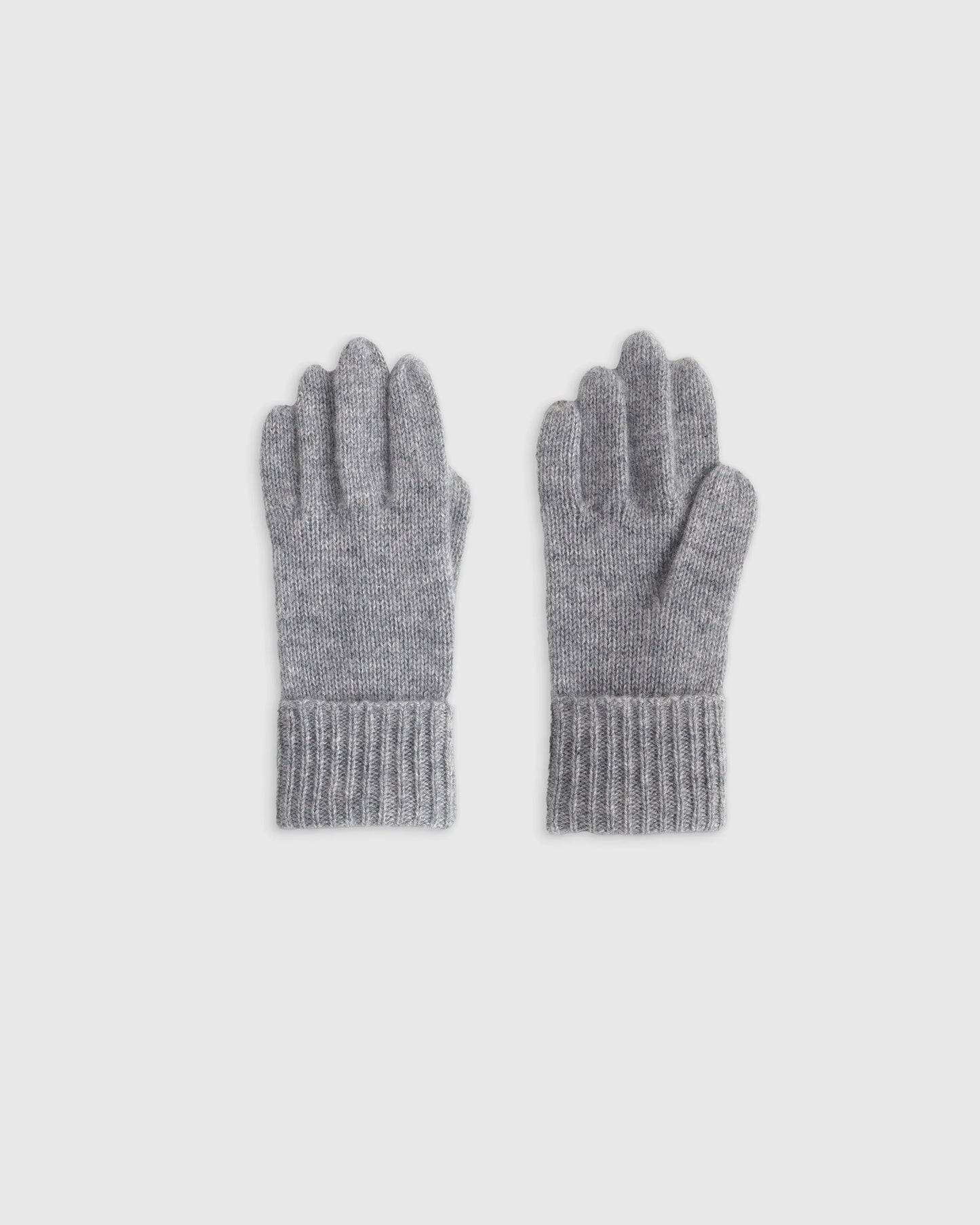 Washable Cashmere Gloves - 2T-3T / Heather Grey