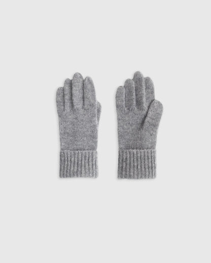 Washable Cashmere Gloves - 2T-3T / Heather Grey