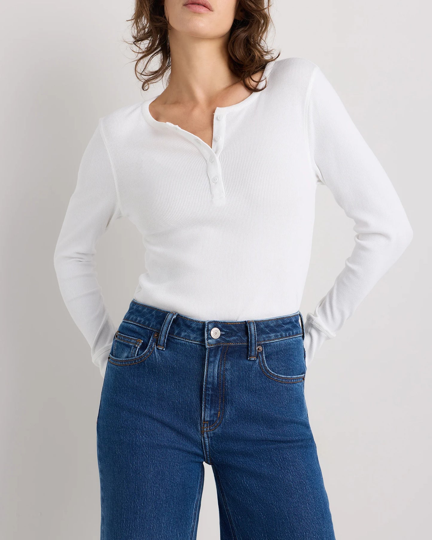 Bella Stretch Relaxed Straight Jeans - 24 / Atlantic Blue