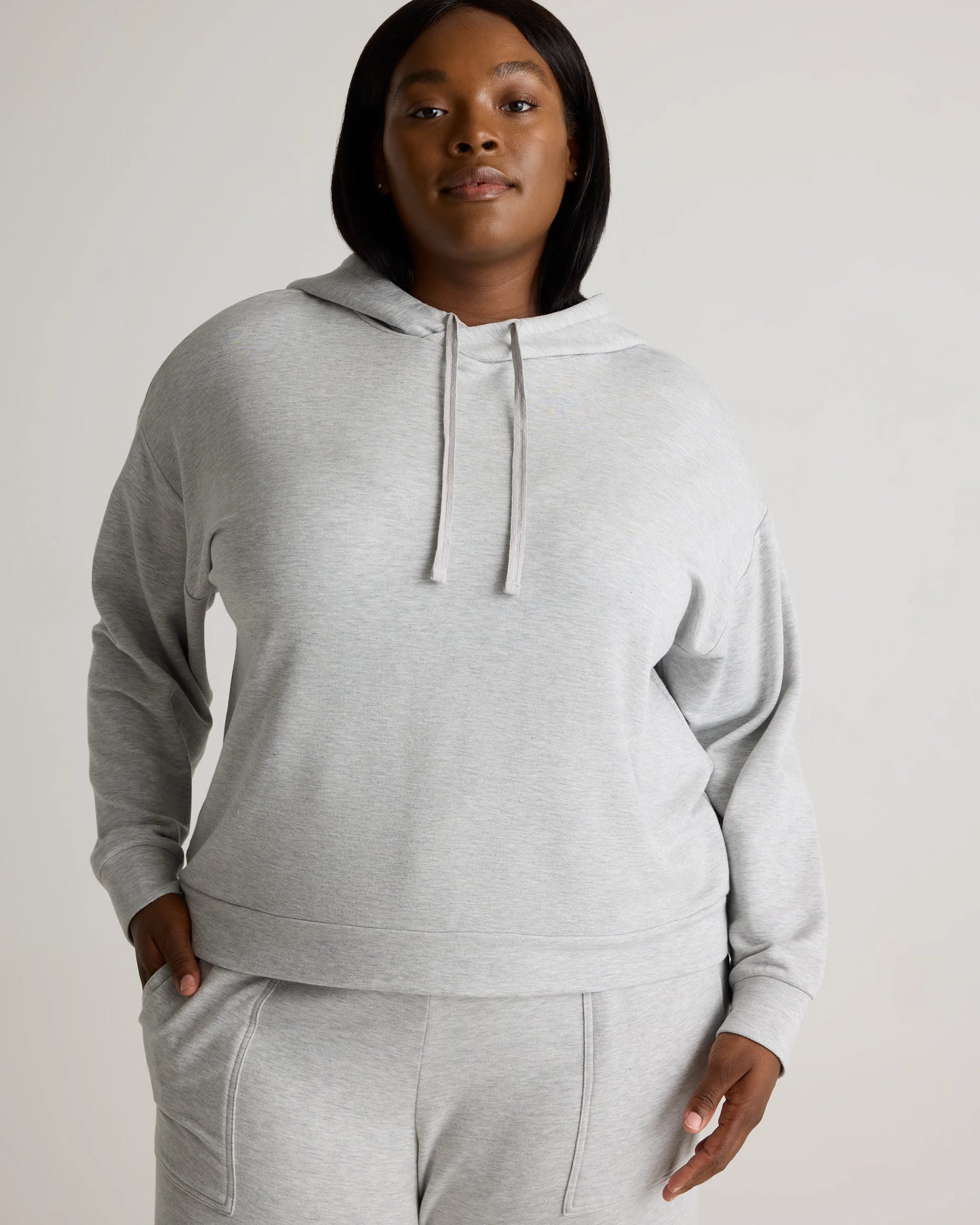 SuperSoft Fleece Pullover Hoodie - 1X / Dried Fig
