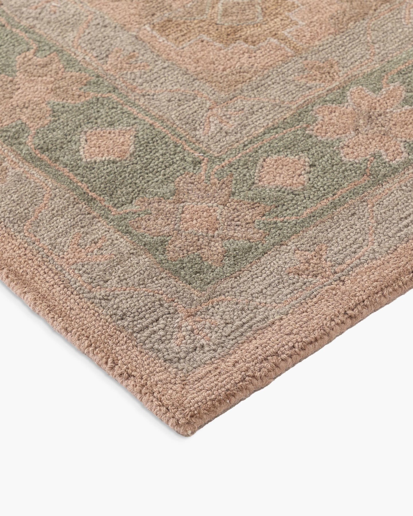 Ami Wool Rug - 5' x 8' / Soft Blush
