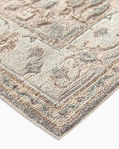 Callahan Hand-Knotted Wool Rug - 5' x 8' / Natural