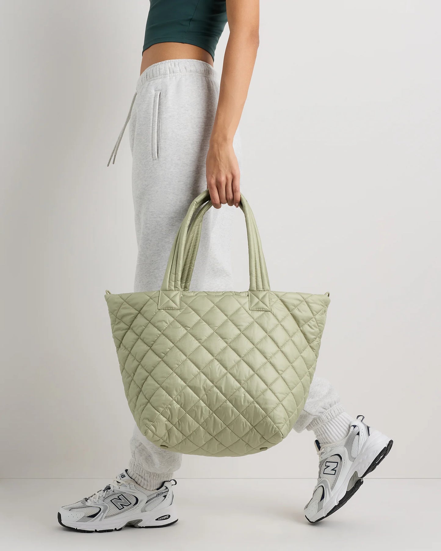 Transit Quilted Carry-All Tote - One Size / Porcelain Blue
