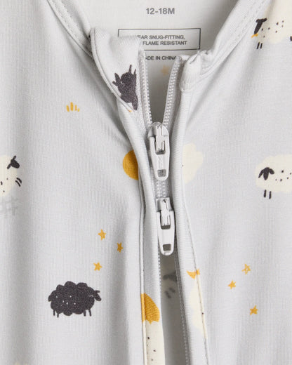 Bamboo Footie Pajama - 0-3M / Ice Cream Bears