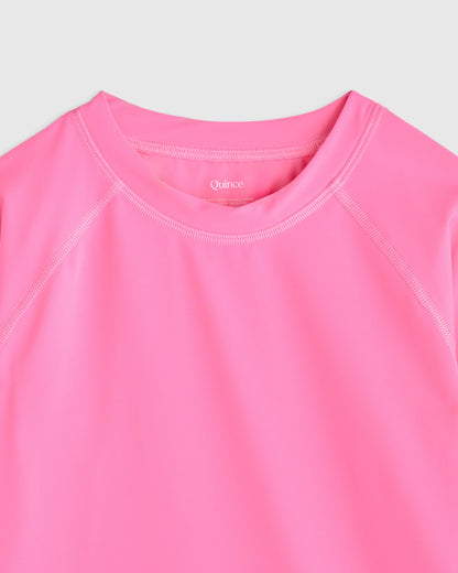 Long Sleeve Raglan Rash Guard - 6 / Island Aqua