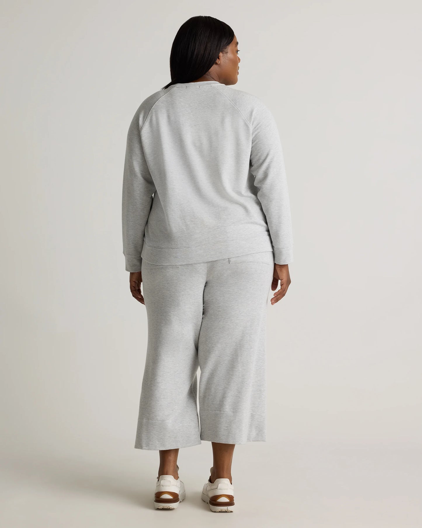 SuperSoft Fleece Crew - 1X / Dried Fig