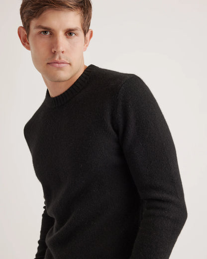 100% Yak Wool Crewneck Sweater - XS / Starry Night Navy