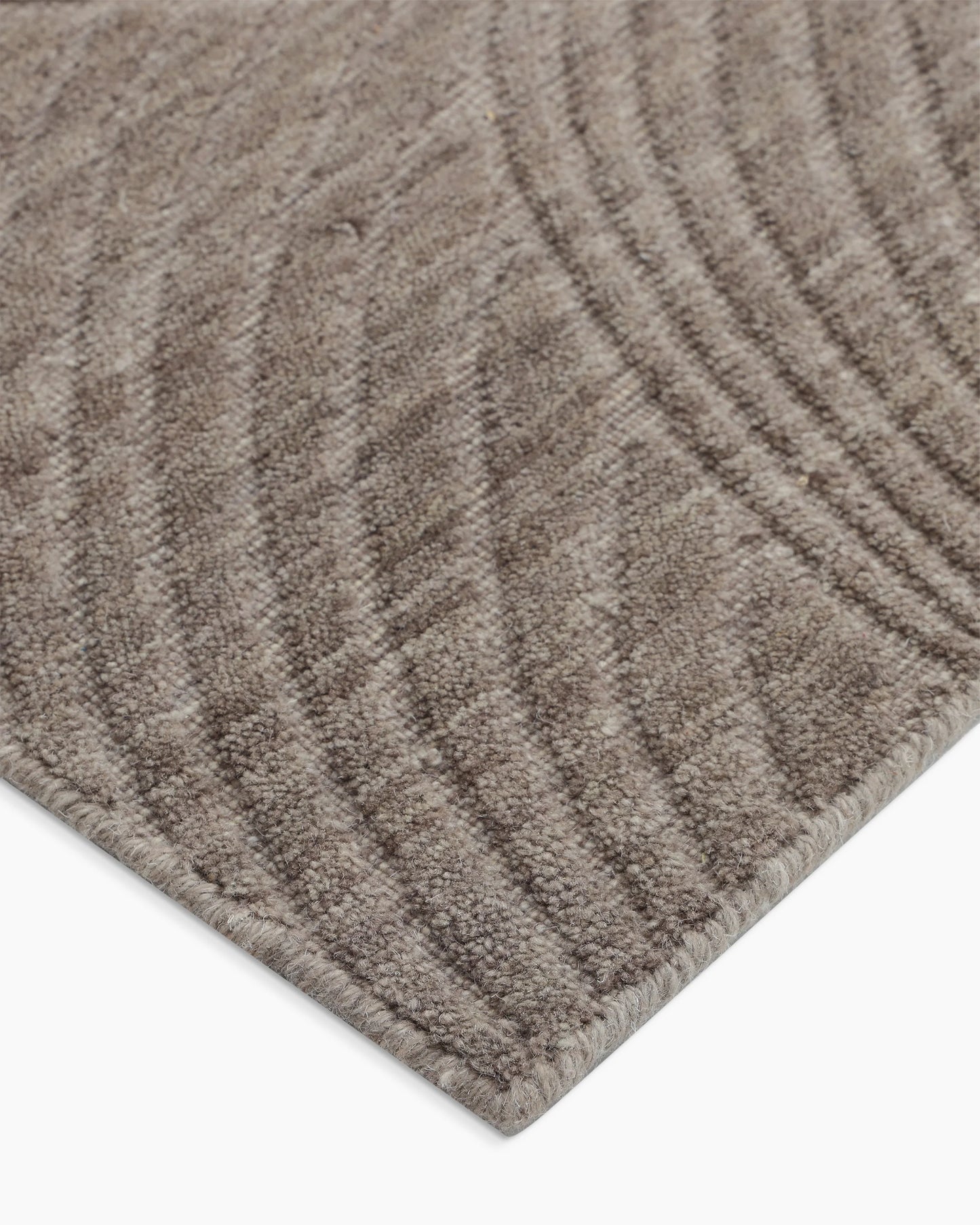 Windsor Hand-Loomed Wool Rug - 5' x 8' / Mushroom