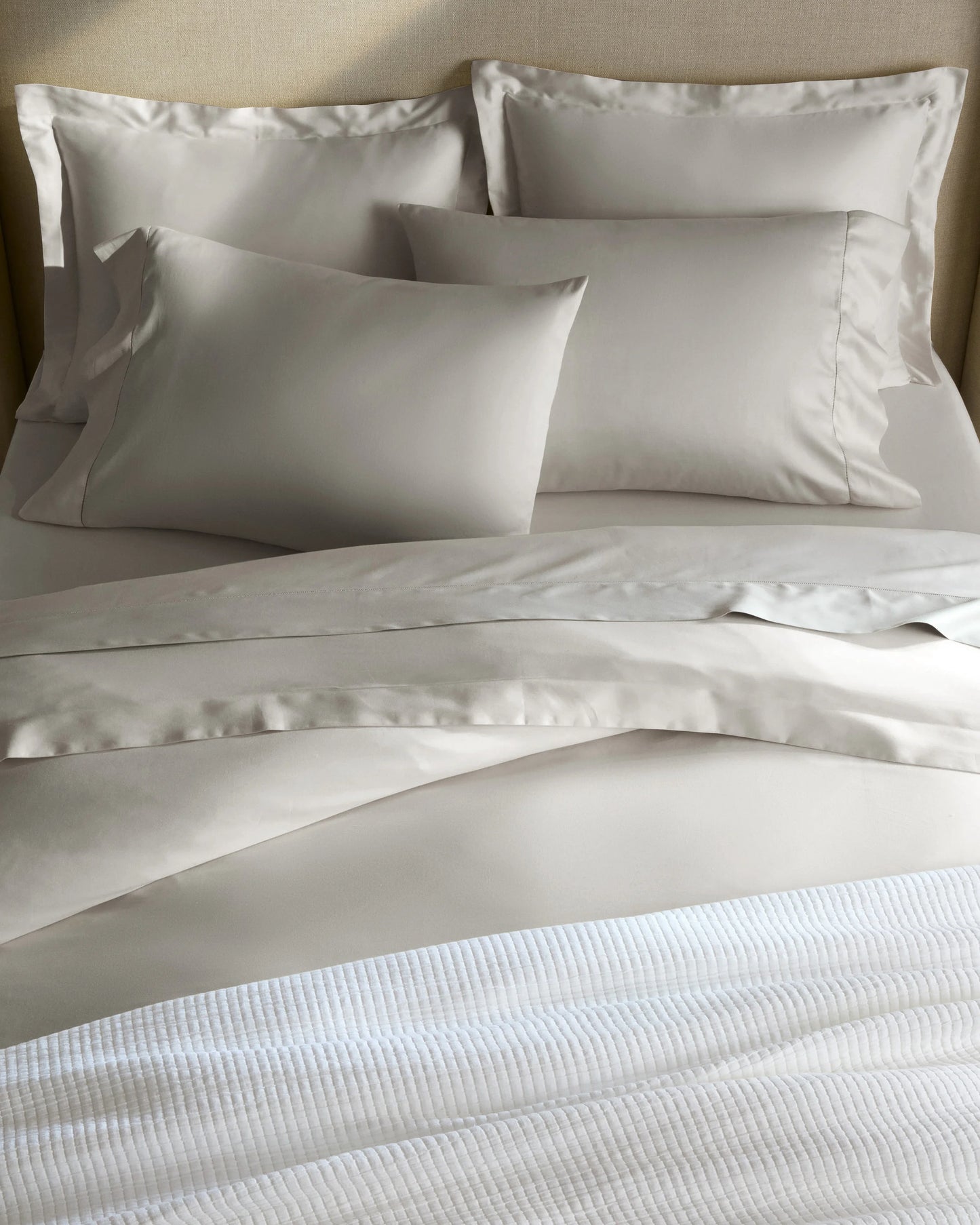 Signature Giza Cotton Sateen Deluxe Bedding Bundle - Twin / Dried Sage