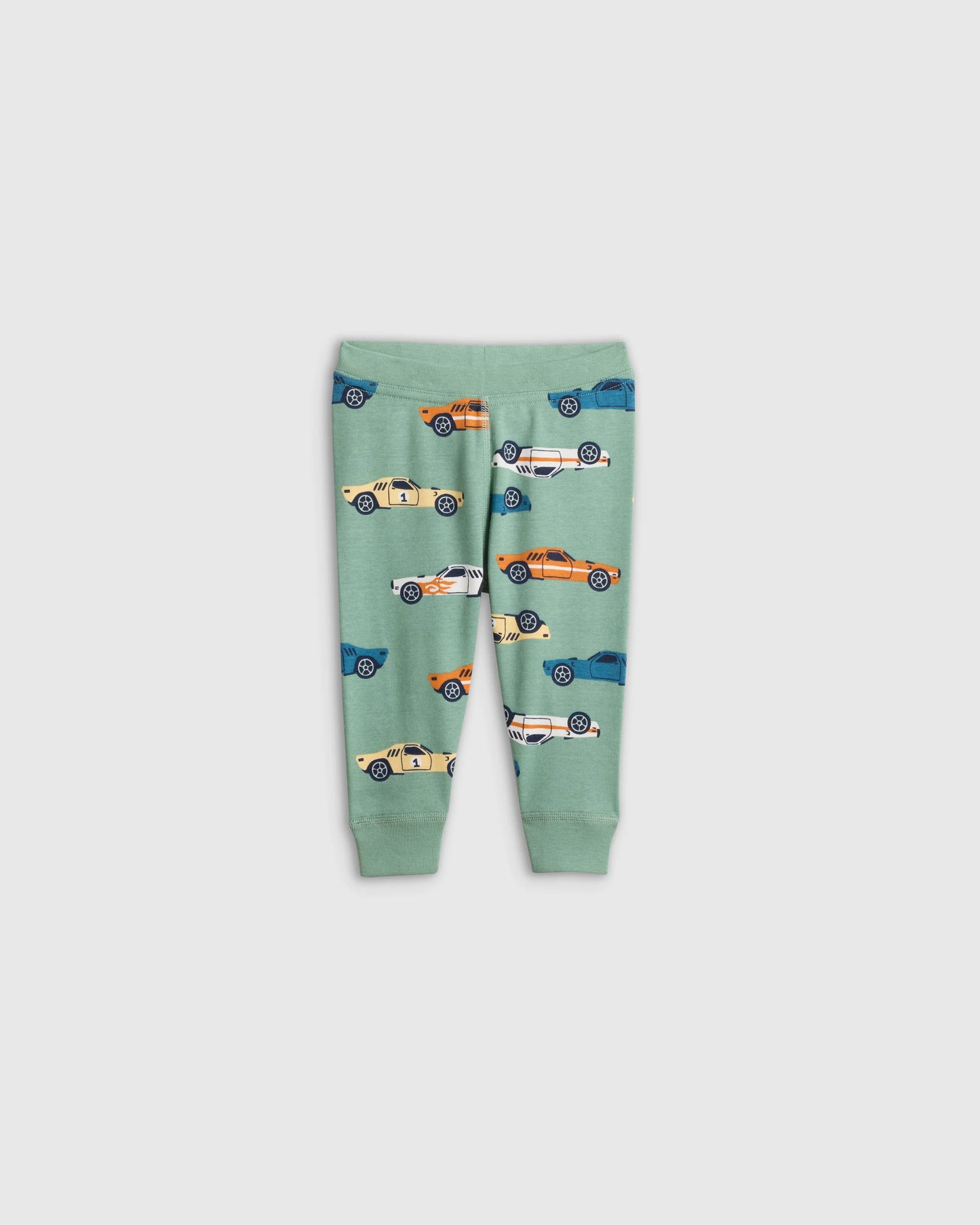 100% Organic Cotton Short Sleeve and Pant Pajama Set - 12-18M / Planets