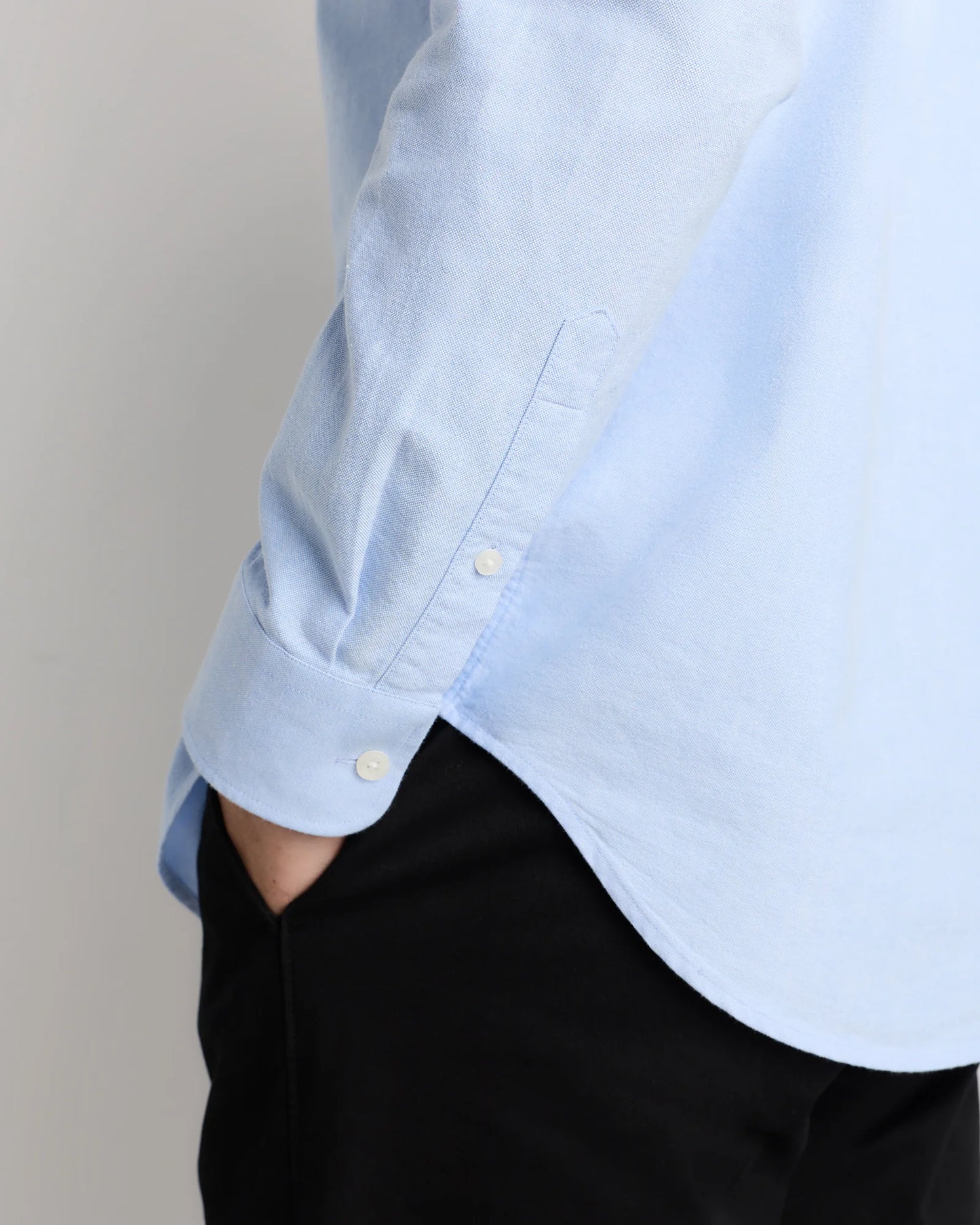 100% Organic Cotton Oxford Shirt - XS / Light Pink Stripe